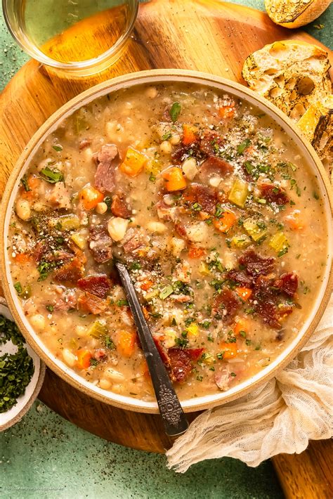 Navy Bean and Ham Soup: Budget-Friendly Cozy Bliss! - No Spoon Necessary