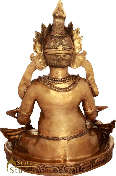 Brass Very Large Size Sitting Kubera Statue Feng Shui Vastu Statue Sho ...