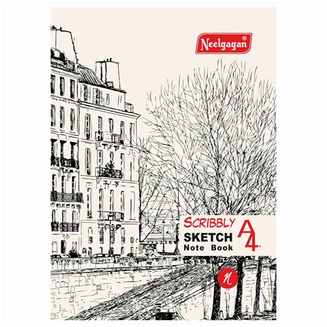 Scribbly Sketch Pad A4 (140 GSM) – 35 Sheets, (21cm X 29.7cm) (Suitabl ...