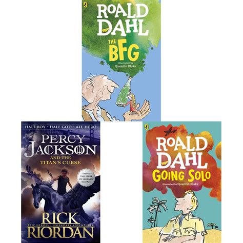 Buy The BFG & Percy Jackson and the Titan's Curse & Going Solo Book ...