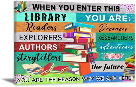 KOIokexo Colorful Inspirational Wall Art for Library & Study India | Ubuy