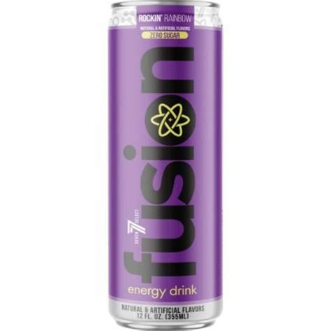 7‑Eleven Fusion Rockin Rainbow Zero Sugar Energy Drink (12 fl oz ...