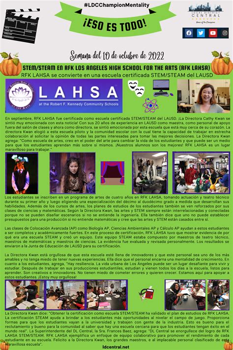 Local District Central – That’s a Wrap (Week of 10/10) – Eagle Rock Jr ...