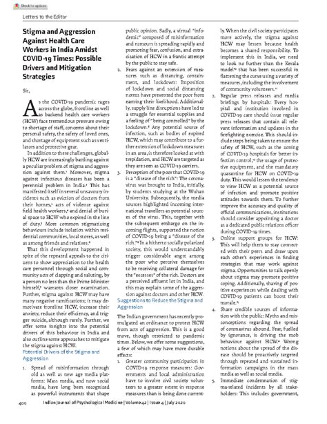 24.1. 22 Aggression-Cause-Effect-and-Help Article - 400 Indian Journal ...