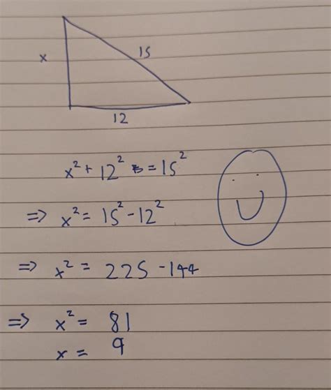 find the length of the unknown sides in the following right angle ...