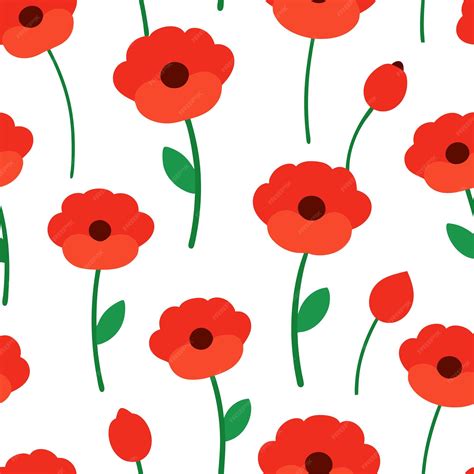 Image result for Poppy Flower Pattern
