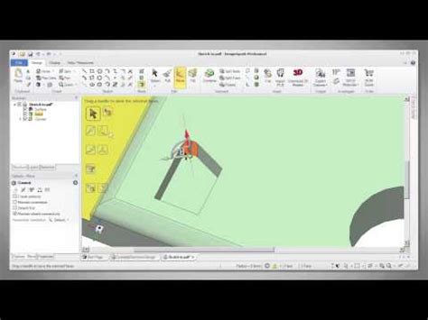 DesignSpark Mechanical - Basics - 5c. - The Move Tool - Moving using ...