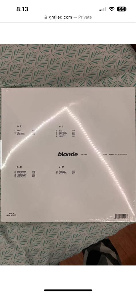 Frank ocean blonde vinyl? : r/FrankOcean