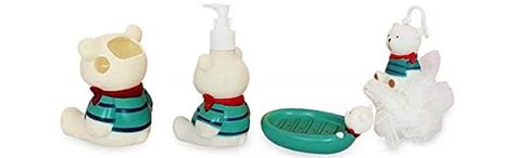 FunBlast (Set of 4) Bathroom Accessories for Kids Includes Soap Holder ...