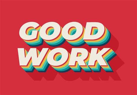 Good Work Text 的图像结果