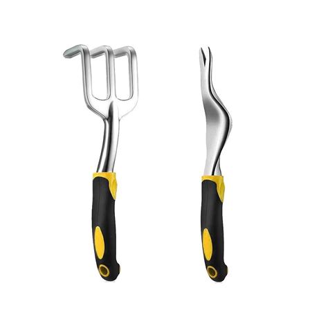 KWEL Garden Tools for Home Gardening,Weeder, Cultivator, Aluminum Head ...