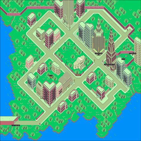 Starmen.Net EarthBound Walkthrough: Game Maps