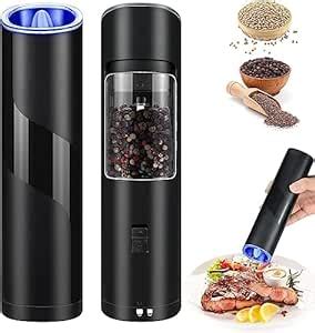 Buy RAMPKD Salt and Pepper Grinders, Gravity Electric Pepper Grinder ...