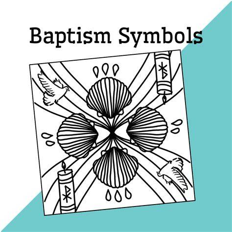 Baptism Symbols – Jesus, Glue & Glitter