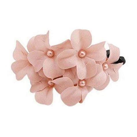 SJD Sweet Women Girl Flower Banana Barrette Ponytail Hair Clip Pin Claw ...
