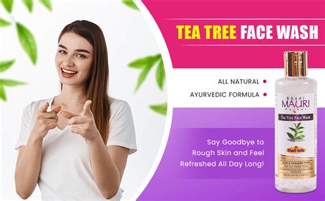 Khadi Mauri Herbal Tea Tree Face Wash - Ayurvediv Skin Healer & Skin ...