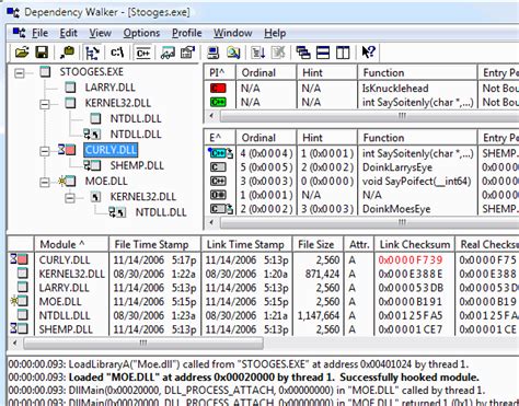Dependency Walker Python 的图像结果