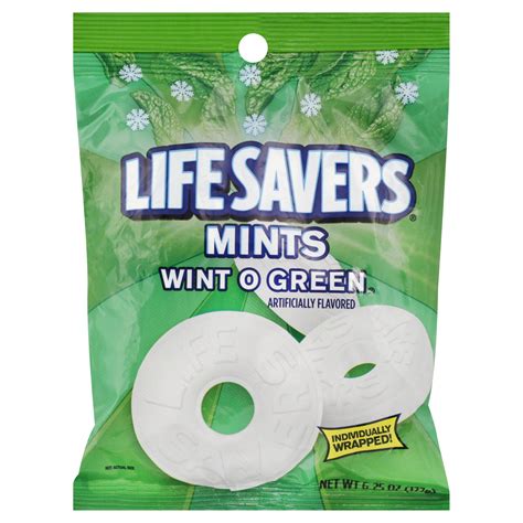 LifeSavers Mints, Wint O Green, 6.25 oz (177 g)