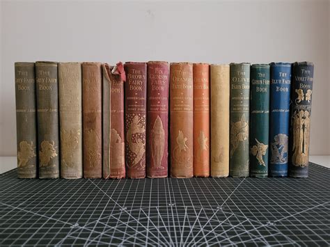 A complete set of the Andrew Lang Fairy Books along with a duplicate ...