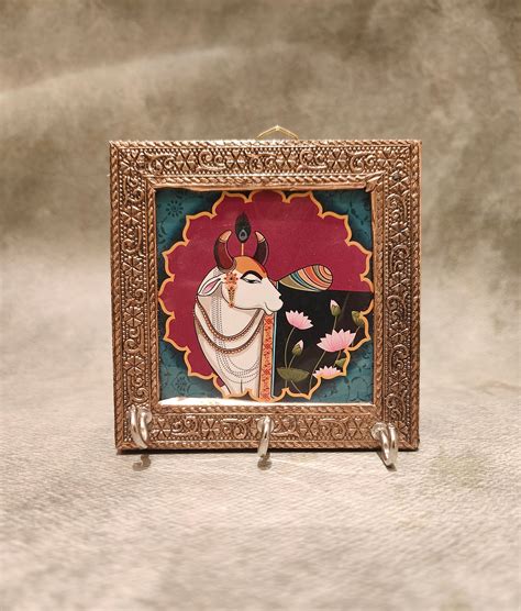 Pichwai Print Key Hook | Home Krafter