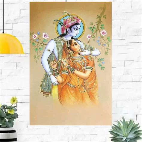 Radha Krishan Wall Poster, High-Quality Radha Kishan Jodi Wall Poster ...