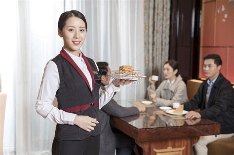 星级酒店餐厅服务员工作服西餐厅服务生短袖衬衣饭店工作服夏装女-阿里巴巴