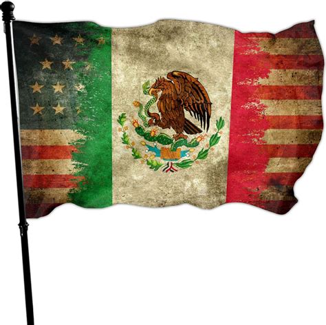 Amazon.com : Flags-Mexican - American Flag LHA758F, House Flag (29.5" x ...