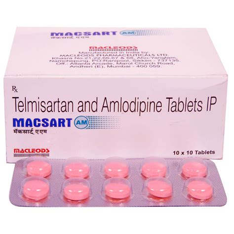Macsart AM Tablet | Uses, Side Effects, Price | Apollo Pharmacy