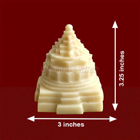 Meru Sri Yantra in Cream Gemstone @ best price online