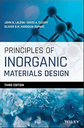 Principles of Inorganic Materials Design eBook : Lalena, John N ...