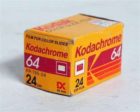 Kodak Kodachrome 64 24exp Color Slide Film NEW Expired KR 135-24 | eBay