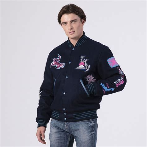 Varsity Base Men Jacket Tokyo Online Exclusive Letterman Jacket Male