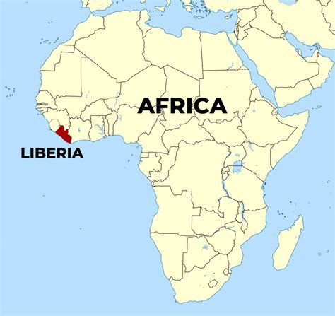 Liberia On Africa Map - Oconto County Plat Map