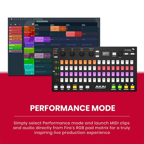 AKAI Professional Fire (Controller Only) – USB MIDI Controller for FL ...