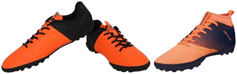 Nivia Ashtang Futsal Shoes for Turf Ground for Mens (F. Orange) UK-9 ...