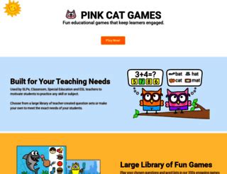 Access pinkcatgames.com. Pink Cat Games - Fun Educational Games that ...