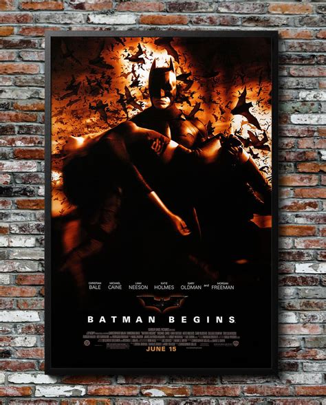 Batman Begins Movie Poster Original