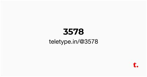 @3578 — Teletype