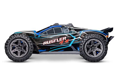 Rustler 4x4 2S Brushless 1/10 Stadium Truck RTR Blue - RC Car World