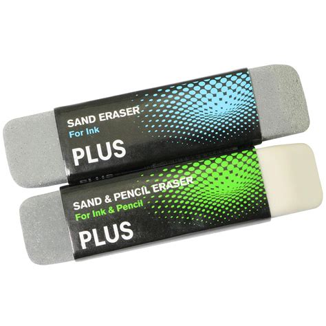 RuiLing 2-Pack Sand Eraser for School Stationery Office Correction ...