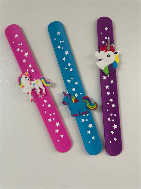 Unicorn Slap Bands - Assorted Colours – CocoPoco - The Gift Shop