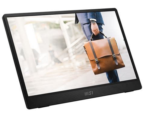 PRO MP161 | Monitor profesional portátil y ultrafino de 15,6 pulgadas | MSI