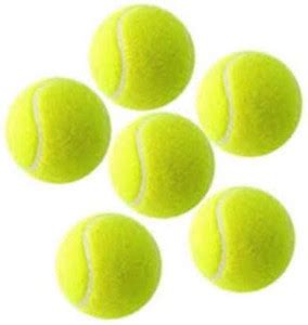 nizex Cricket Tennis Ball Green Color Balls , 6 Balls Pack , AA187 ...