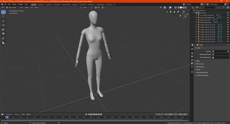 3D Flexible Female Mannequin Neutral Pose model | 3D Molier International