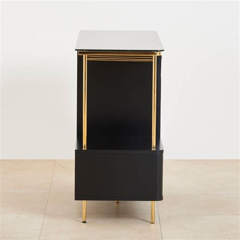 Buy Monarch Bar Cabinet with Serving Counter - Black from Home Centre ...