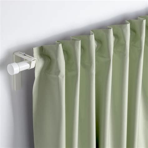 BENGTA block-out curtain, 1 piece, green/with heading tape, 210x250 cm ...