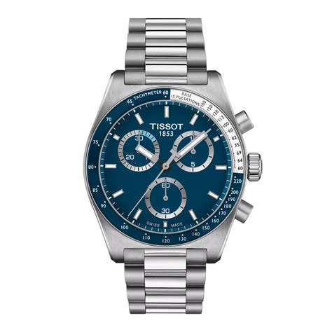 Tissot PR516 40mm Chronograph T149.417.11.041.00 – Blue Dial & Stainle ...