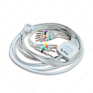 OTICA ECG 10 LEAD Non Screw Type Cable For ECG/EKG Machine ECG EEG EKG ...