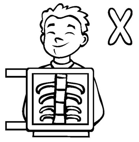 simple xray drawing