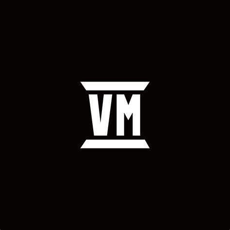 VM Logo Monogram Design Template Stock Vector - Illustration of brand ...